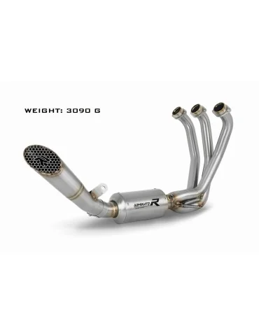 Ligne d'échappement complète inox Dominator GP3 pour Yamaha XSR 900 Low Level EX (2022-2023)