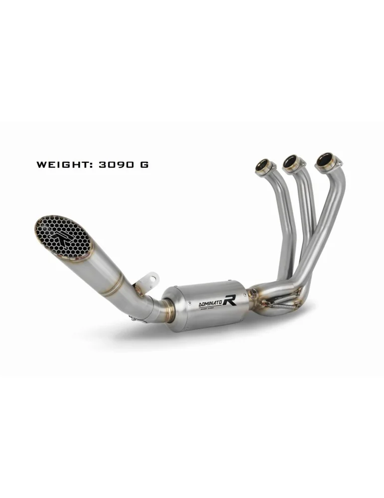 Ligne d'échappement complète inox Dominator GP3 pour Yamaha XSR 900 Low Level EX (2022-2023)