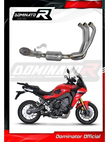 Ligne d'échappement complète inox Dominator GP3 EX pour Yamaha Tracer 9 / GT (2021-2024)