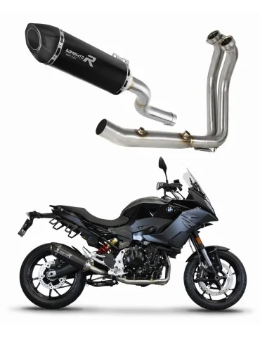 Ligne d'échappement complète inox Dominator HP5 Noir pour BMW F900XR (2020-2026)