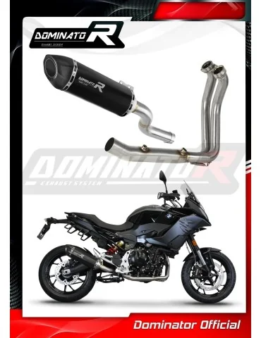 Ligne d'échappement complète inox Dominator HP5 Noir pour BMW F900XR (2020-2026)