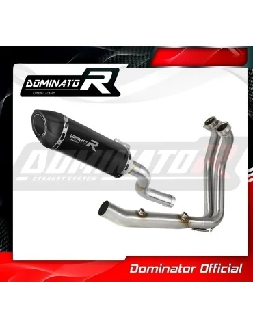 Ligne d'échappement complète inox Dominator HP5 Noir pour BMW F900XR (2020-2026)