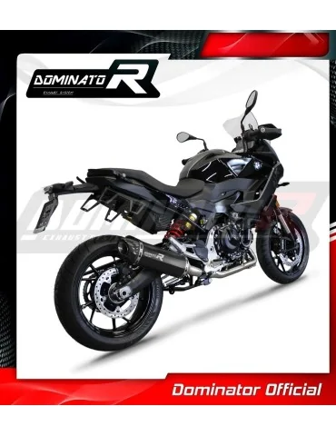 Ligne d'échappement complète inox Dominator HP5 Noir pour BMW F900XR (2020-2026)