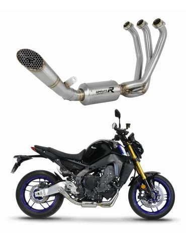 Ligne d'échappement complète inox Dominator GP3 EX Low Level pour Yamaha MT 09 (2021-2023)