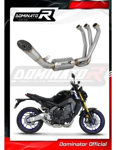Ligne d'échappement complète inox Dominator GP3 EX Low Level pour Yamaha MT 09 (2021-2023)
