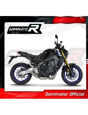 Ligne d'échappement complète inox Dominator GP3 EX Low Level pour Yamaha MT 09 (2021-2023)