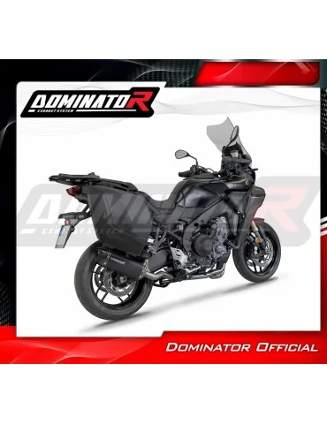 Ligne d'échappement complète inox Dominator HP6 Noir pour Yamaha Tracer 9 / GT (2025-2026)