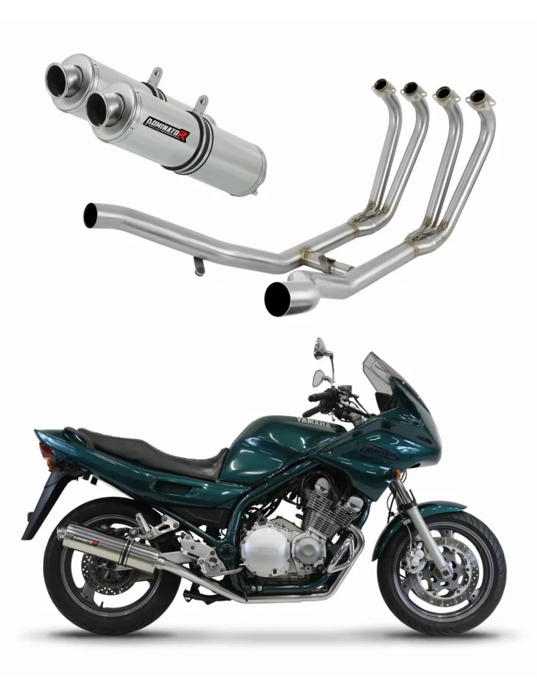 Ligne d'échappement complète inox Dominator ST pour Yamaha XJ 900 (1994-2003)