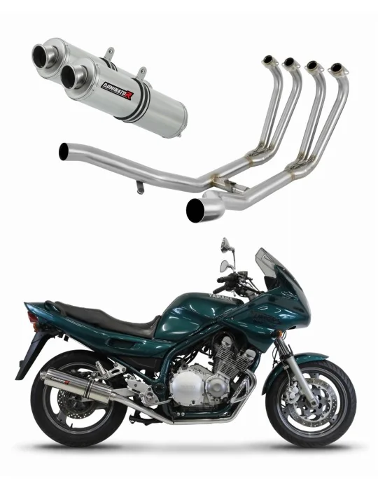 Ligne d'échappement complète inox Dominator ST pour Yamaha XJ 900 1994-2003, vue 1
