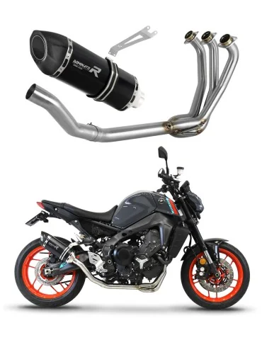 Ligne d'échappement complète inox Dominator HP5 Noir pour Yamaha MT 09 (2021-2023)