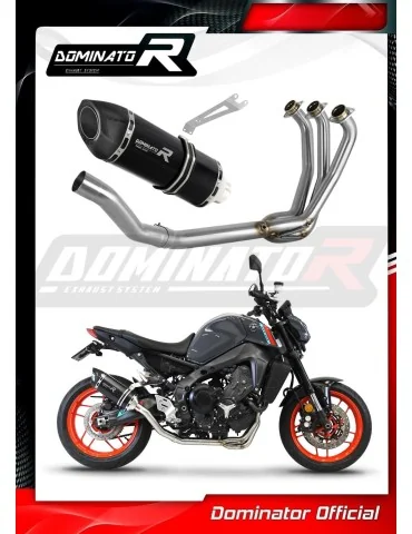 Ligne d'échappement complète inox Dominator HP5 Noir pour Yamaha MT 09 (2021-2023)