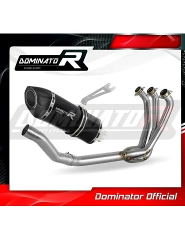 Ligne d'échappement complète inox Dominator HP5 Noir pour Yamaha MT 09 (2021-2023)