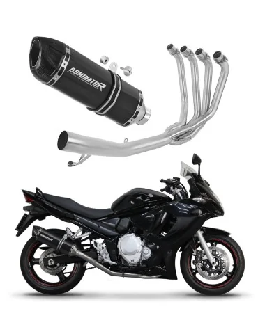 Ligne d'échappement complète inox Dominator HP1 Noir pour Suzuki GSX 1250 FA (2010-2016)