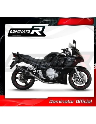 Ligne d'échappement complète inox Dominator HP1 Noir pour Suzuki GSX 1250 FA (2010-2016)