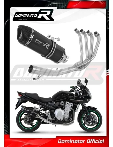 Ligne d'échappement complète inox Dominator HP1 Noir pour Suzuki GSF 1250 N / S Bandit (2007-2016)