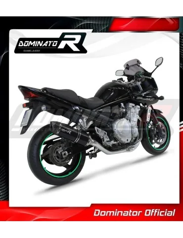 Ligne d'échappement complète inox Dominator HP1 Noir pour Suzuki GSF 1250 N / S Bandit (2007-2016)