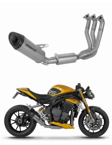 Ligne d'échappement complète Dominator HP8 Titane pour Triumph Speed Triple 1200 RS / RR (2021-2024)