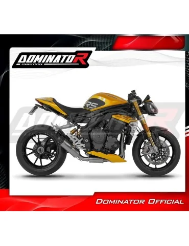 Ligne d'échappement complète Dominator HP8 Titane pour Triumph Speed Triple 1200 RS / RR (2021-2024)