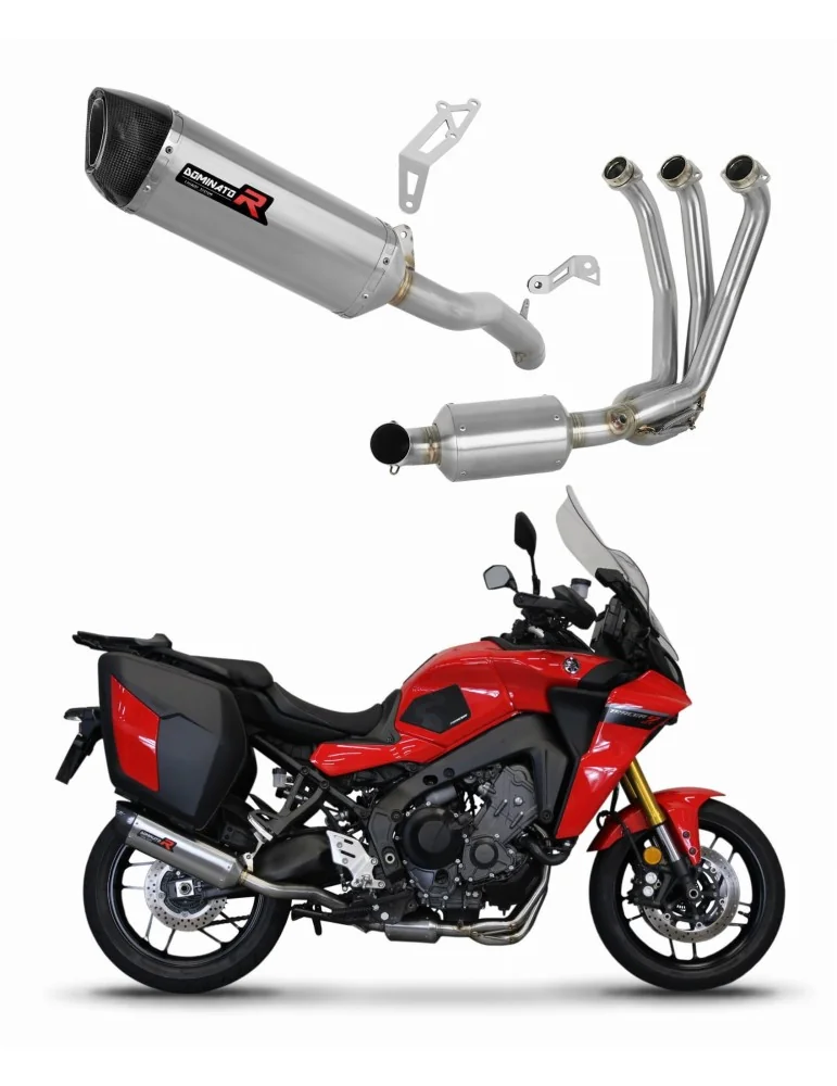 Ligne d'échappement complète inox Dominator HP6 EX pour Yamaha Tracer 9 / GT (2021-2024)