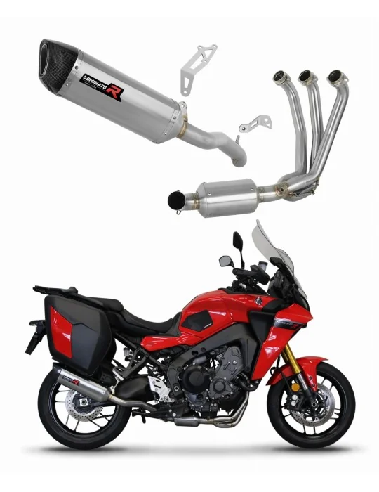 Ligne d'échappement complète inox Dominator HP6 EX pour Yamaha Tracer 9 / GT 2021-2024, vue 1