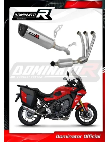 Ligne d'échappement complète inox Dominator HP6 EX pour Yamaha Tracer 9 / GT (2021-2024)