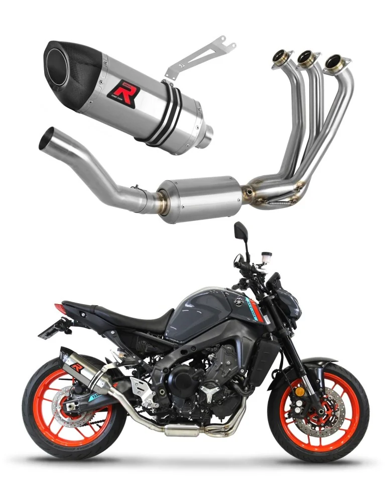 Ligne d'échappement complète inox Dominator HP5 pour Yamaha MT 09 EX (2021-2023)