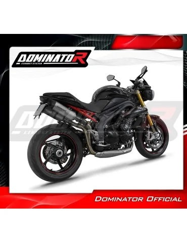 Silencieux slip-on Dominator HP8 Titane pour Triumph Speed Triple 1050 (2011-2016)