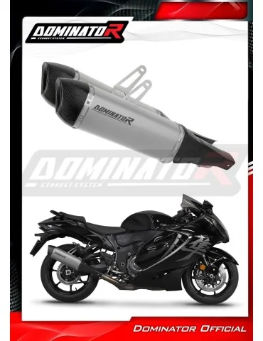 Silencieux slip-on Dominator HP6 Titane pour Suzuki GSX 1300 R Hayabusa (2021-2026)
