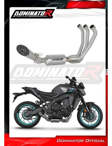 Ligne d'échappement complète inox Dominator GP3 pour Yamaha MT-09 (2024-2025)