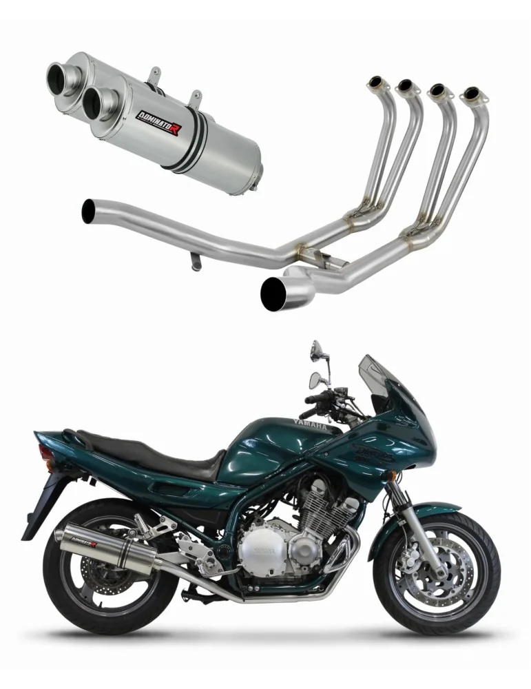 Ligne d'échappement complète inox Dominator OV pour Yamaha XJ 900 (1994-2003)