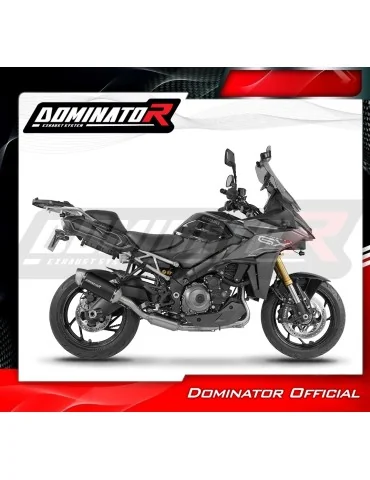 Ligne d'échappement complète inox Dominator S6 Noir EX pour Suzuki GSX-S 1000 GX (2024)