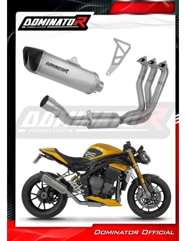 Ligne d'échappement complète Dominator HP6 Titane pour Triumph Speed Triple 1200 RS / RR (2021-2024)