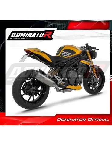 Ligne d'échappement complète Dominator HP6 Titane pour Triumph Speed Triple 1200 RS / RR (2021-2024)