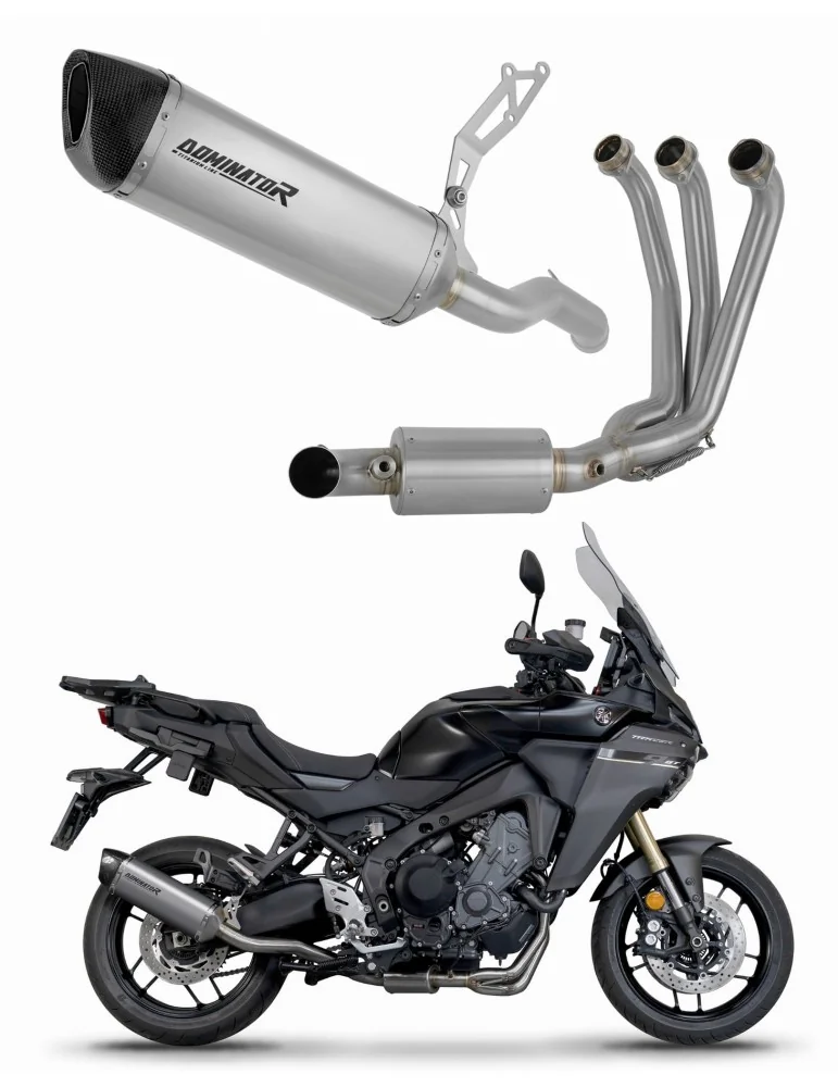 Ligne d'échappement complète Dominator HP6 Titane EX pour Yamaha Tracer 9 / GT (2025-2026)