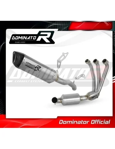 Ligne d'échappement complète Dominator HP6 Titane EX pour Yamaha Tracer 9 / GT (2021-2024)