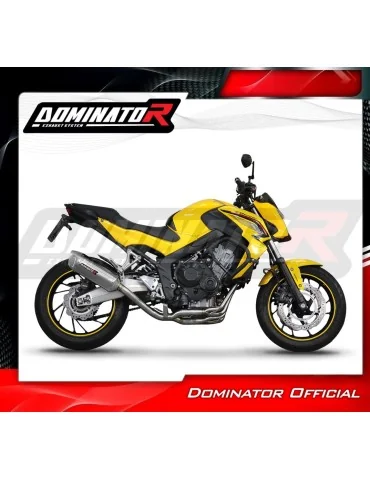 Ligne d'échappement complète inox Dominator S6 pour Honda CBR 650 F (2014-2018)