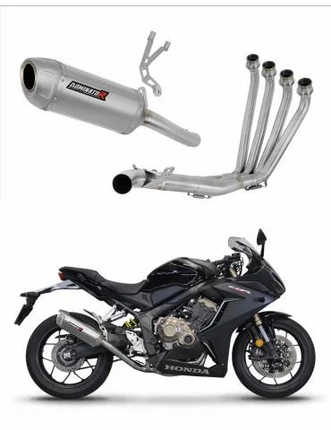 Ligne d'échappement complète inox Dominator S6 pour Honda CBR 650 R (2019-2023)