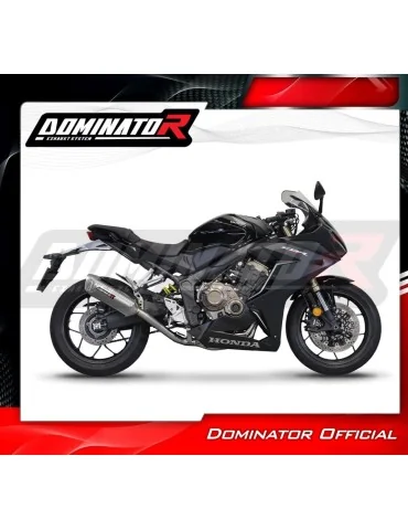 Ligne d'échappement complète inox Dominator S6 pour Honda CBR 650 R (2019-2023)