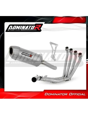 Ligne d'échappement complète inox Dominator S6 pour Honda CB 650 F (2014-2018)