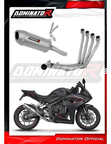 Ligne d'échappement complète inox Dominator S6 pour Honda CBR 650 R / E-Clutch (2024-2025)