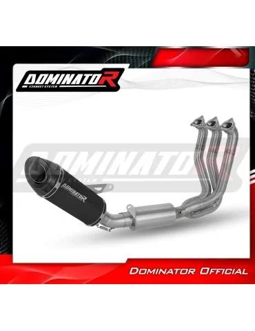 Ligne d'échappement complète inox Dominator HP8 Noir pour Triumph Speed Triple 1200 RS / RR (2021-2024)