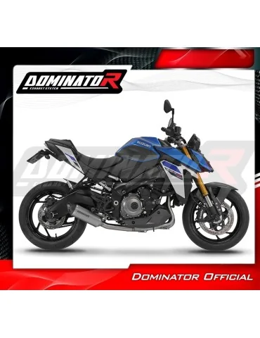 Ligne d'échappement complète Dominator HP8 Titane pour Suzuki GSX-S 1000 / 1000 GT / 950 (2021-2024)