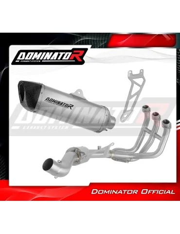 Ligne d'échappement complète Dominator HP6 Titane pour Triumph Street Triple 765 RS (2024-2025)