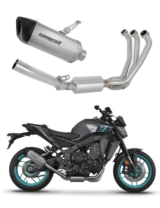 Ligne d'échappement complète Dominator HP6 Titane pour Yamaha MT-09 2024-2025, vue 1