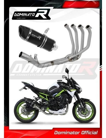 Ligne d'échappement complète inox Dominator HP6 Noir pour Kawasaki Z 900 A2 (2017-2019)