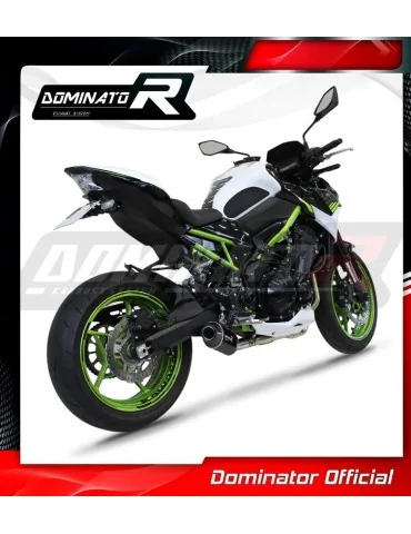 Ligne d'échappement complète inox Dominator HP3 Noir pour Kawasaki Z 900 Low Level (2017-2019)