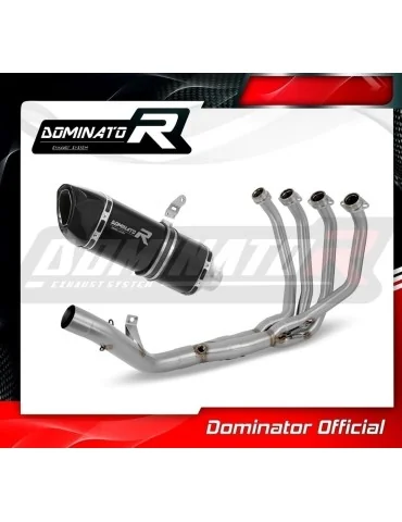Ligne d'échappement complète inox Dominator HP6 Noir pour Kawasaki Z 900 (2017-2019)
