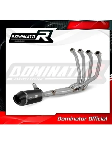 Ligne d'échappement complète inox Dominator HP3 Noir pour Kawasaki Z 900 A2 Low Level (2020-2024)