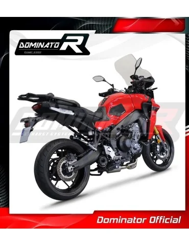 Ligne d'échappement complète inox Dominator HP8 Noir EX pour Yamaha Tracer 9 / GT (2021-2024)