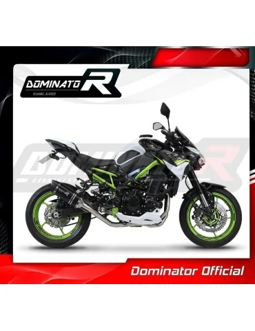Ligne d'échappement complète inox Dominator HP6 Noir pour Kawasaki Z 900 (2020-2024)